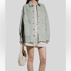 Topshop lightweight oversized utility shacket size 8/10